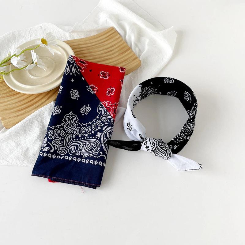 Paisley Bandanas for Men Women Soft Breathable Fabric Unique Multicolor Print for Hiking Travel Daily Wear