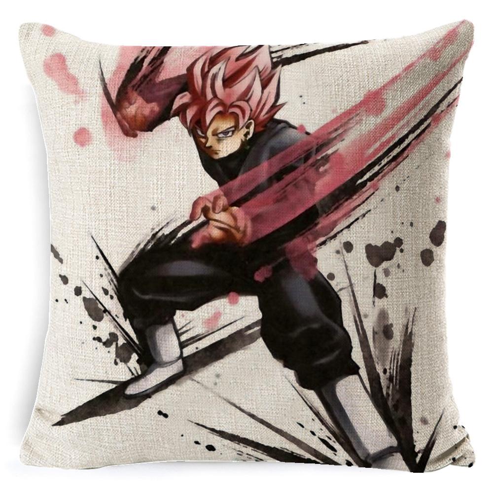 Kreslená Animace Dragon Ball Povlak na Polštář Lněný Super Měkký Polštář Domov Dragon Ball Anime Polštář