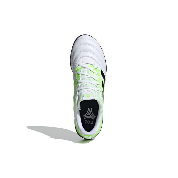 Adidas Copa 20.3 Round Toe Comfortable TF (Rubber Studs) Non-Slip Durable Football Shoes Men Football Shoes White Green Black G28533