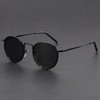 Vintage Round Metal Frame Sunglasses Eyewear For Men and Women Titanium Frame Driving Fishing Brand Designer Sun Glasses
