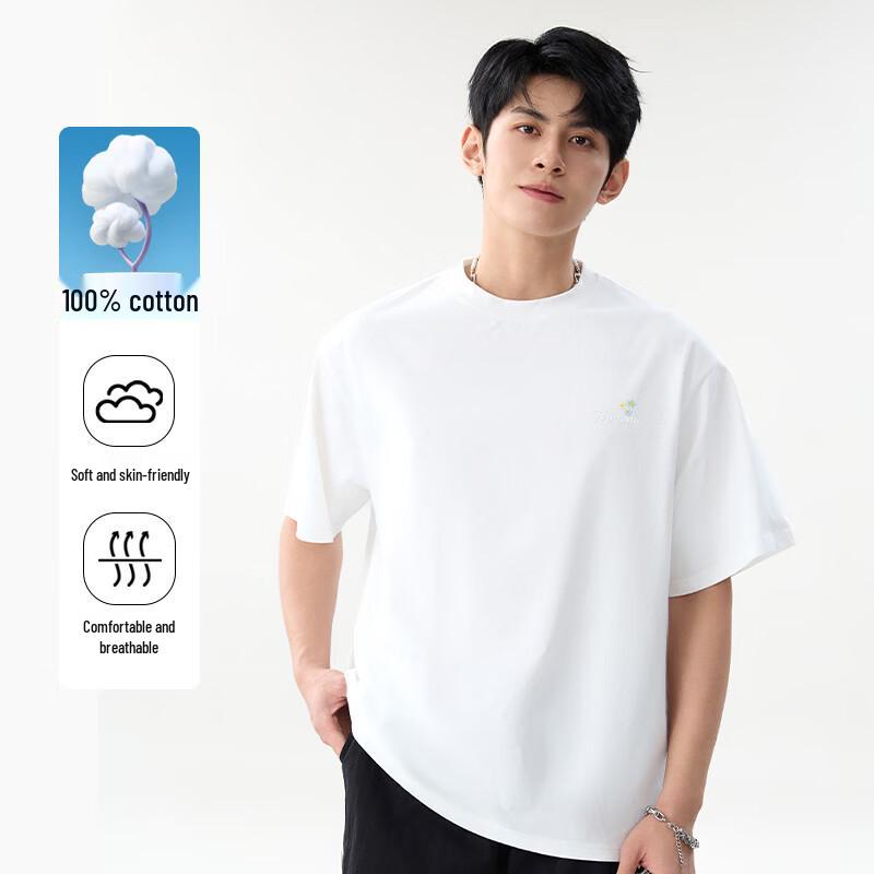 Baleno Men's 100% Cotton Casual Short Sleeve T-Shirt
