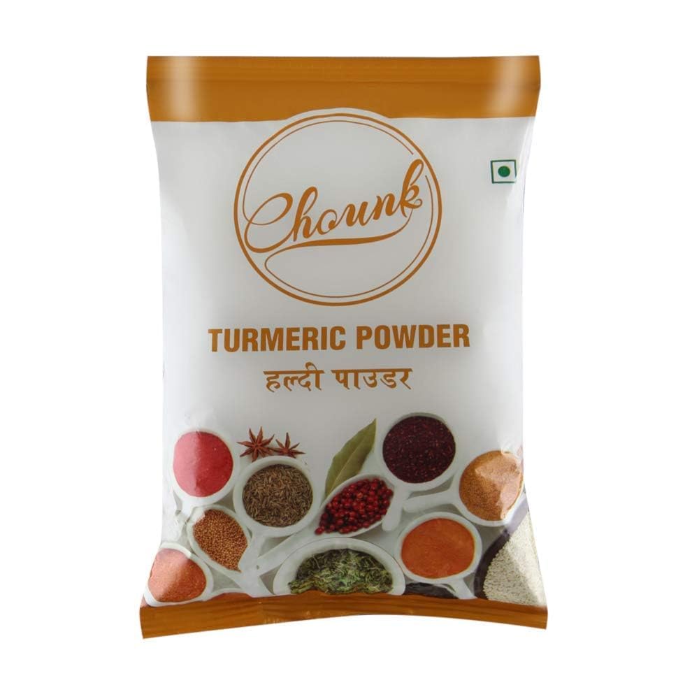 Chounk natural and pure Turmeric Powder/Haldi Powder - No Artificial Flavour Added | Selam Haldi Powder | hand Selected (500g)