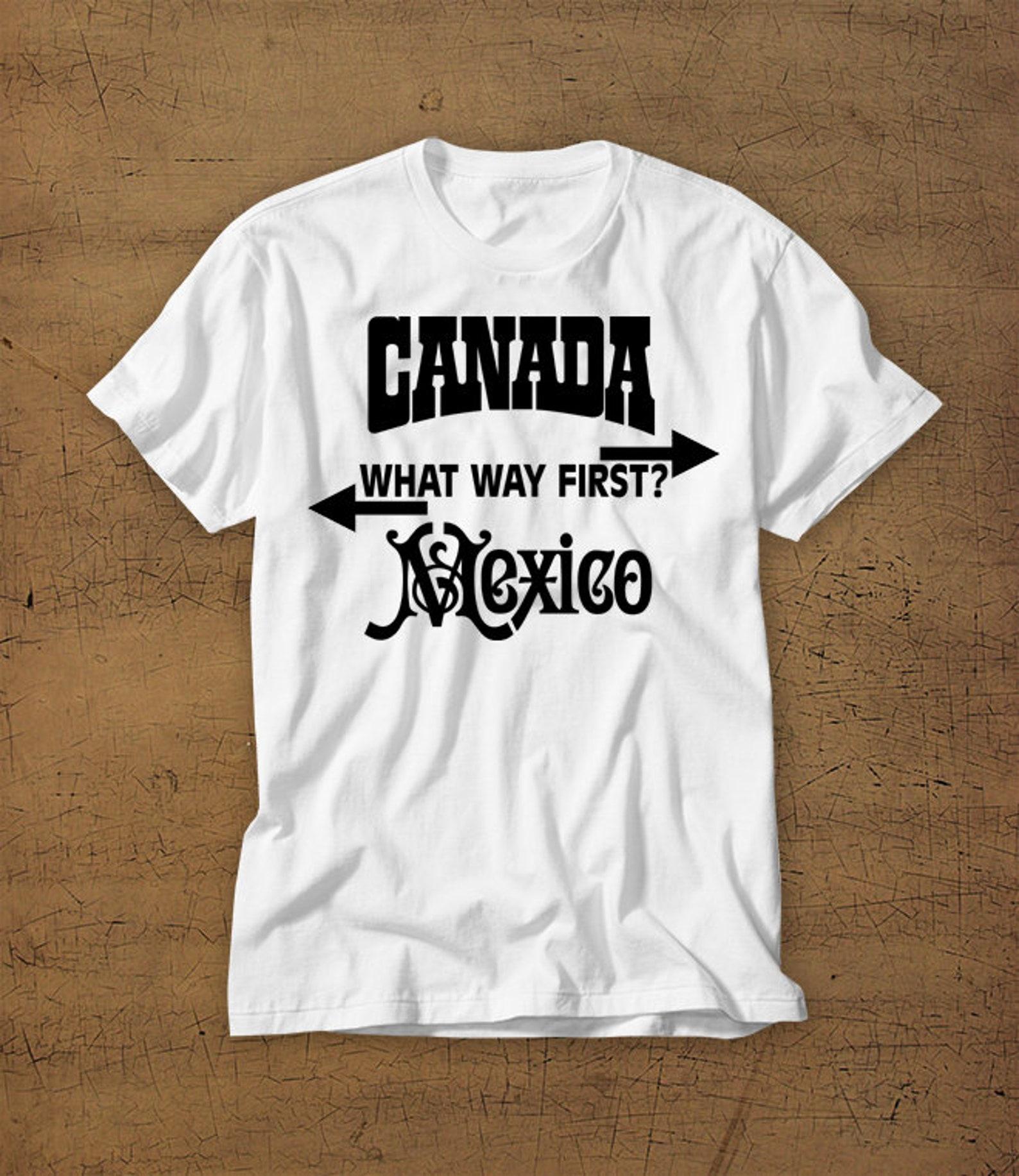 What Way First? | Canada | Mexico | EPCOT | World Showcase | Disney Vacation Tee | Food and Wine Festival | Walt Disney World | Disney L