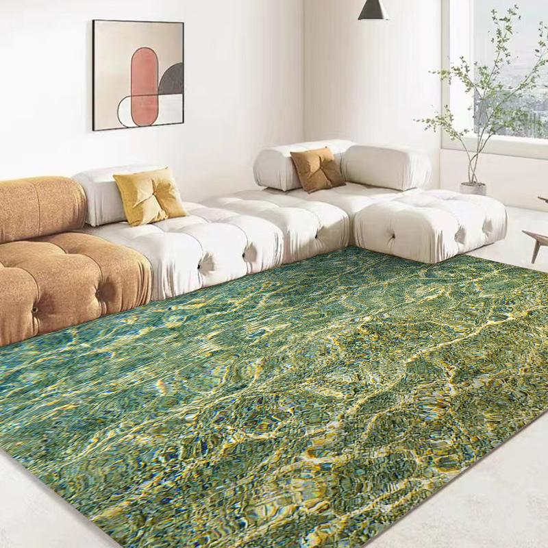 3D Ocean Sea Water Rug Sea Carpet for Living Room Rugs Home Floor Decor Living Room Child Play Mats Decoration Hotel Lounge Mat