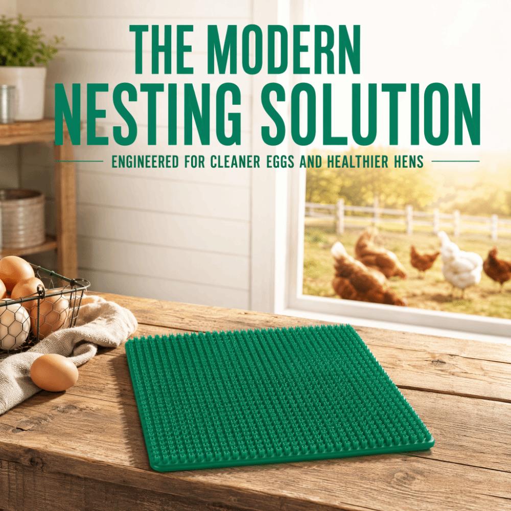6pcs Breathable Chicken Egg Laying Accessory PE Chicken Bedding Pads Nest Box Liners Chicken Coop
