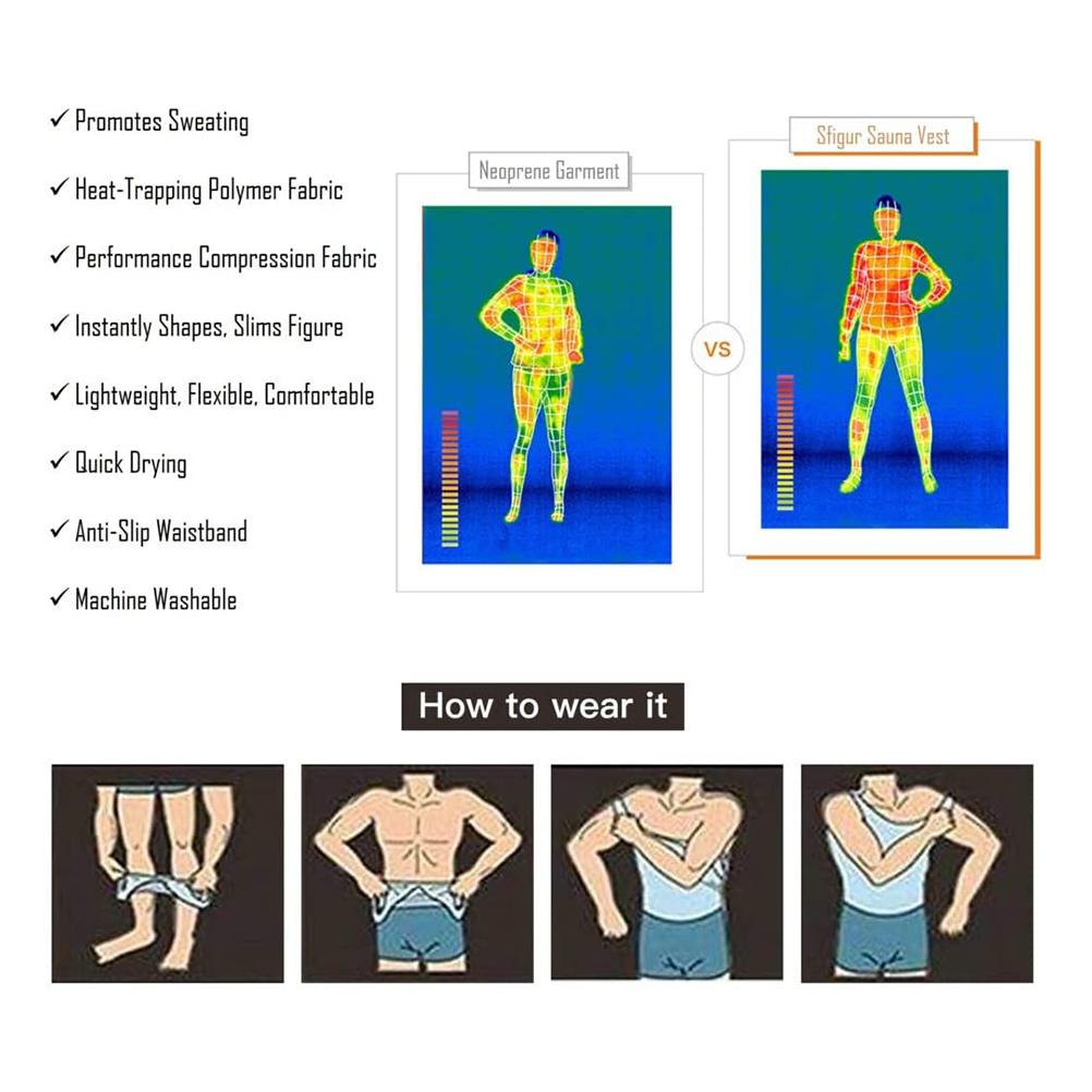 Women Waist Trainer Vest Neoprene Corset Compression Body Shaper Slimming Shirt Fitness Workout Suit