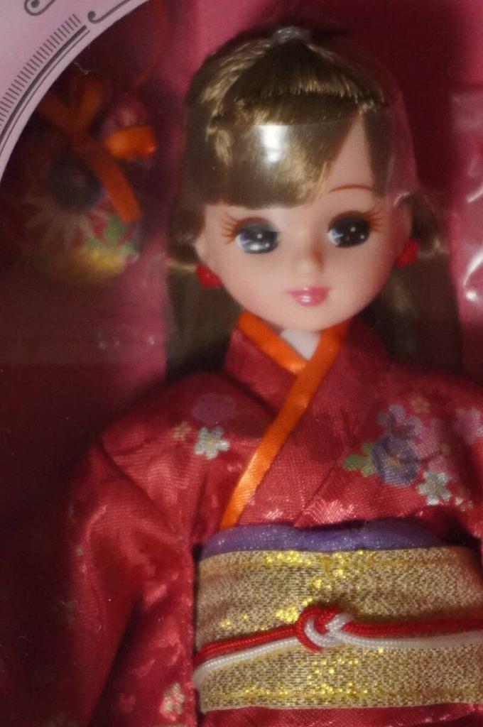 TAKARA TOMY Brand Buy It Kimono New, Now Licca-chan Doll, Red, LD-30