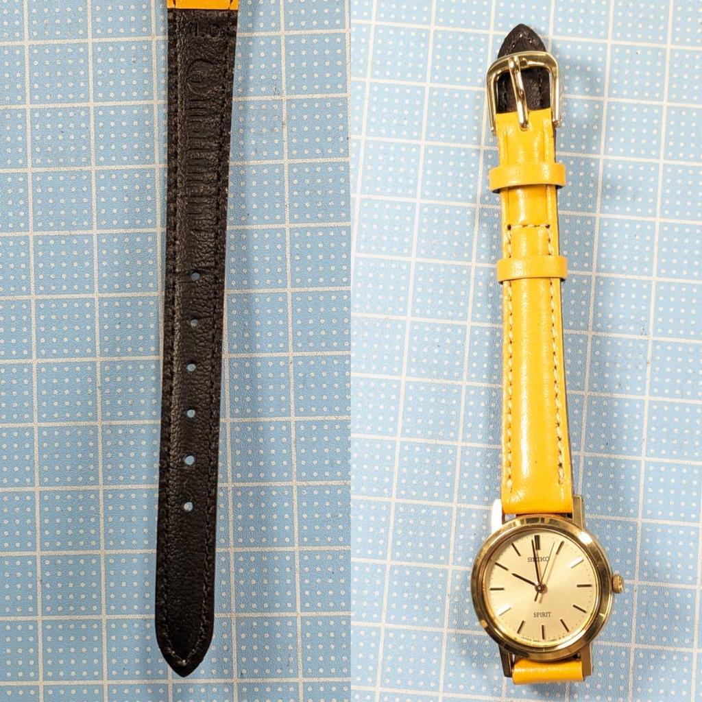 SEIKO SPIRIT Battery and Strap Working Ladies' Watch, Replaced, K-64