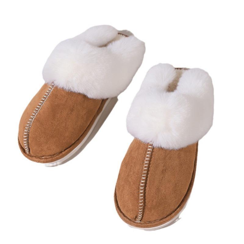 Mao Mouth Slippers, Temxiyin Home Non-slip Bottom Fashion Simple Mao Hair Slippers Cotton Slippers Women