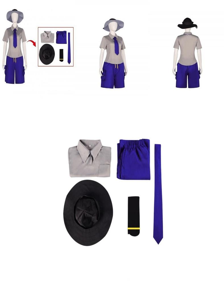 Pokemon Scarlet And Violet Florian Juliana Cosplay Costume Set For Halloween And Stage Performance