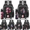 2 Stück/Set Anime Demon Slayer Bedruckter Rucksack Große Kapazität Wasserdicht Schultasche Mit 750ml Wasserflasche Laptop Student Junge Mädchen Schultasche Geschenk