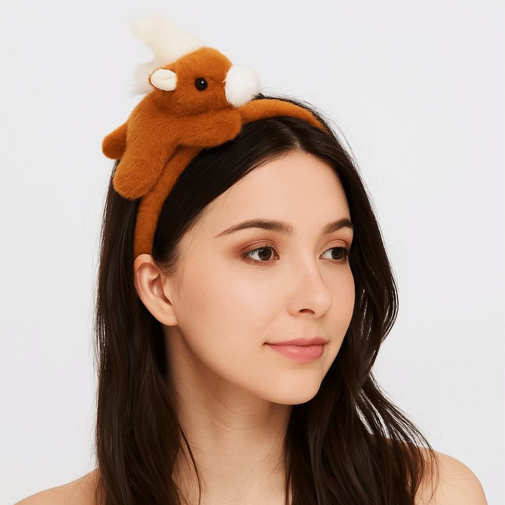 Pony Horse Hair Hoop Mascot New Year Headpiece Creative 2026 New Year Headband Children