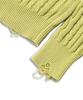 DOFFJASON Vintage Washed Cable Knit Zip-Up Lime