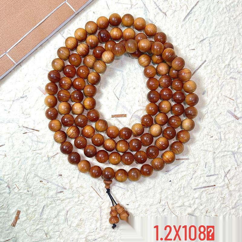 Aged Taihang Cypress Beads: Natural, High-Oil, Handcrafted Play Beads for Men & Women
