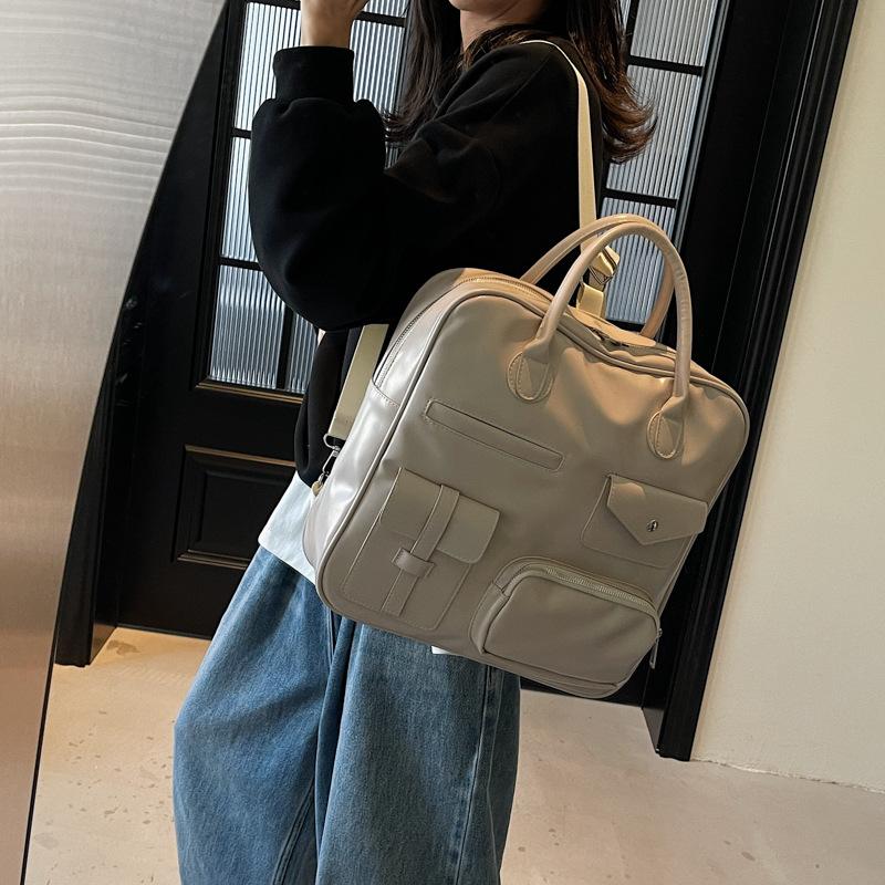 Women's Bag Retro Fashion Backpack College Style Urban Simple Handbag