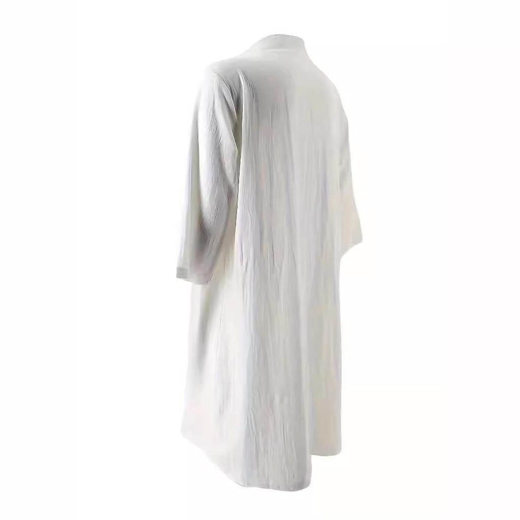 2024 Trendy V-Neck Button T-Shirt Dress - Casual, Short Sleeve, Fashionable Commute Style