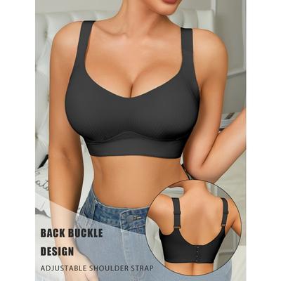 Dames Plus Size Naadloze Draadloze Volledige Dekking Comfort Beha