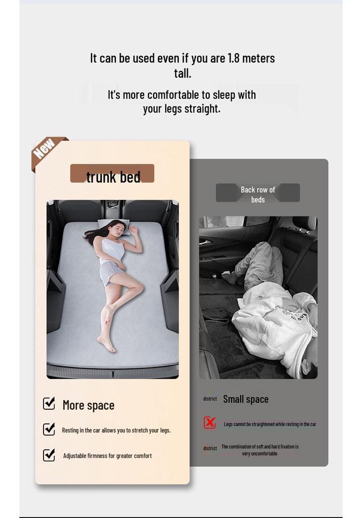 Honda CRV Trunk Mattress: Inflatable Car Bed & Rear Seat Sleeping Pad