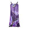 Ladies Casual Floral Print Boho Beach Dress Sleeveless Cute Flowy  Tank Dress