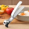 New Stainless Steel Hot Plate Gripper Non-slip Multifunctional Hot Plate Gripper Tongs Anti Scalding Clip Kitchen Gadgets