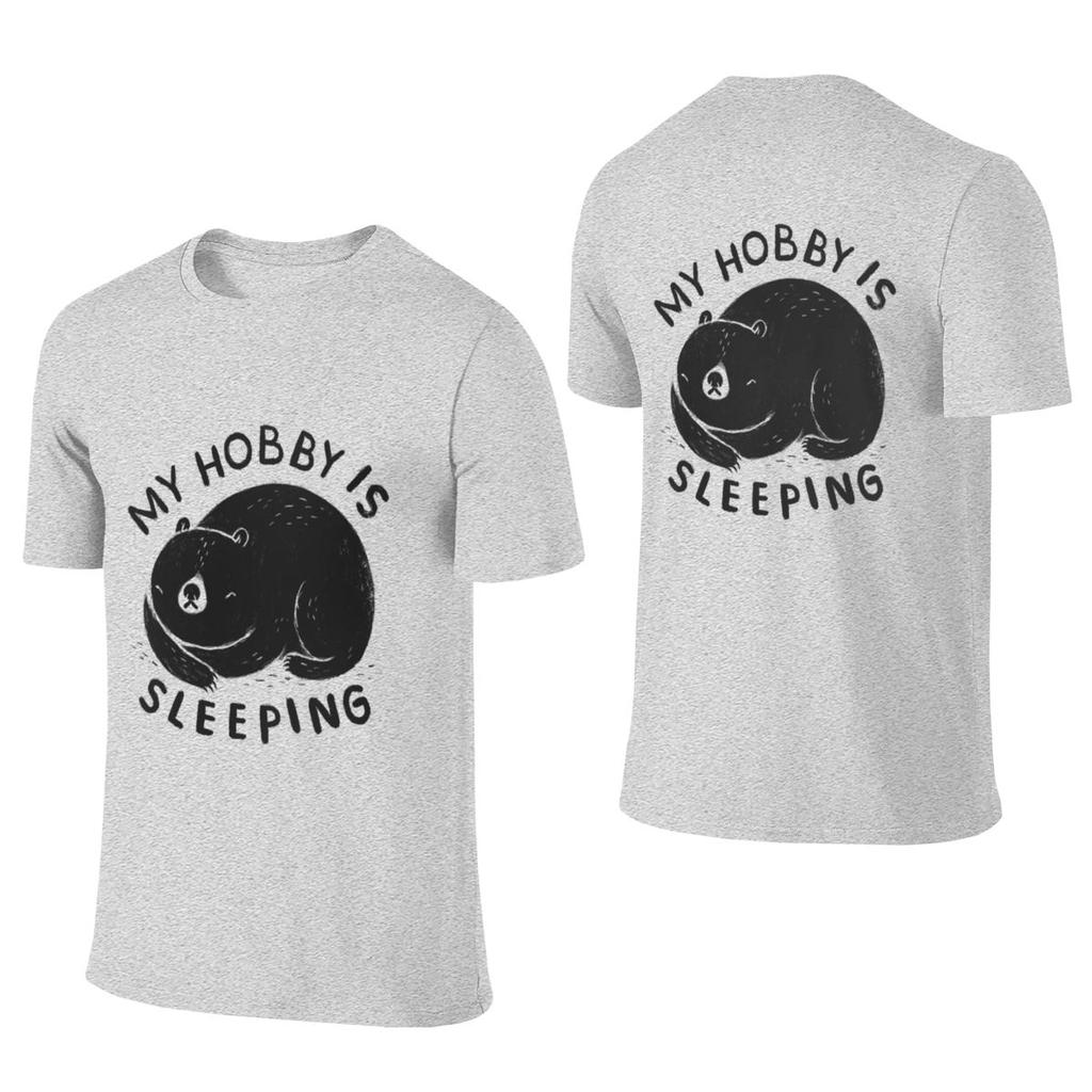 My Hobby Is Sleeping Instagram Style Reversible Tshirt Korean Style Sweet Cool Morandi Colors Unisexs Tshirts