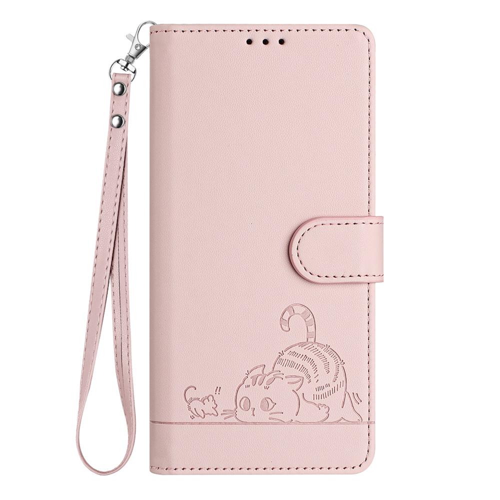 Cartoon Cat Phone Case for Oneplus 15 13 13T 13S 13R 12 12R 11 11R 10 9 Pro 10T 10R 9R 8T Cases Leather Wallet Flip Cover Strap