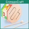 Wooden Octagonal Music Drum Toy For Kids With Sound And Early Education Play