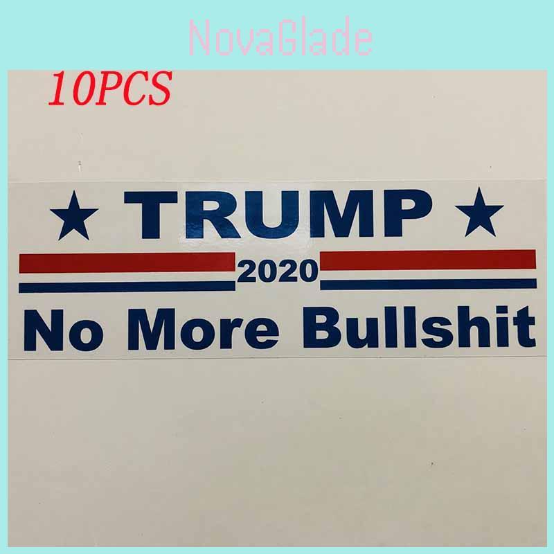 Donald Trump 10er-Pack Autoaufkleber 2020 „Mauerbau – Versprechen gehalten“