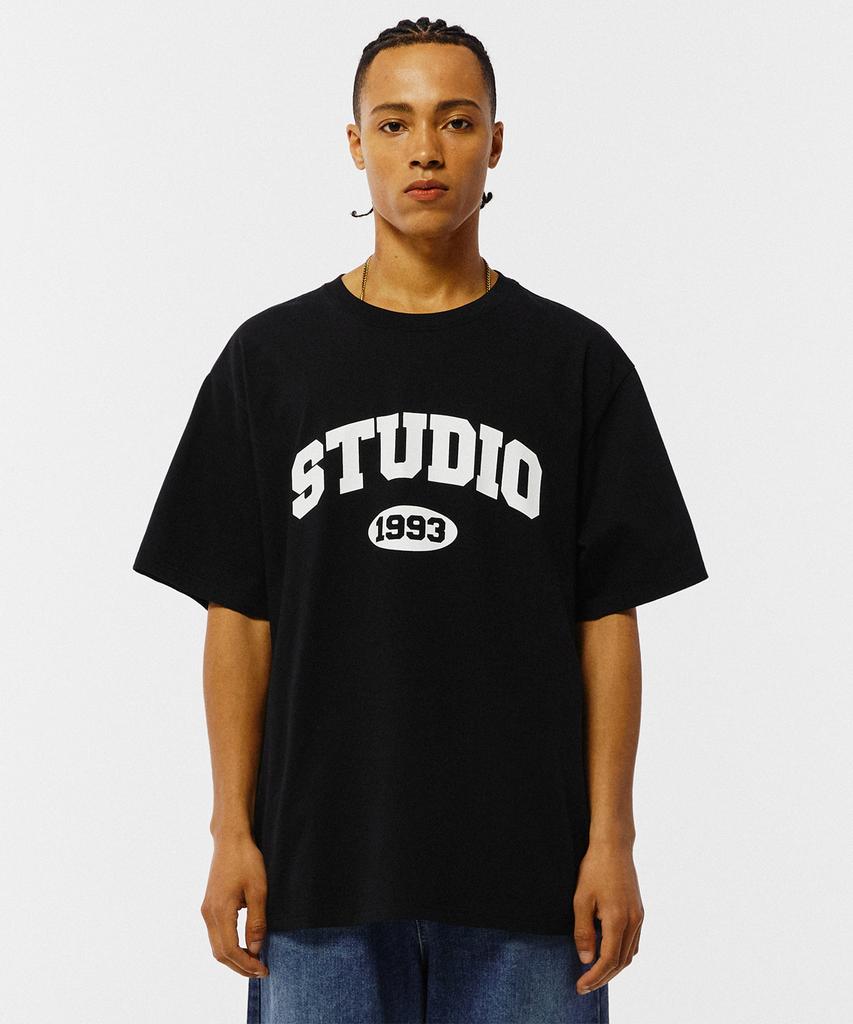 1993STUDIO Arch Logo T-Shirt_Black