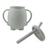 Silicone Toddler Training Cup with Straw Lid, Anti-fall Design