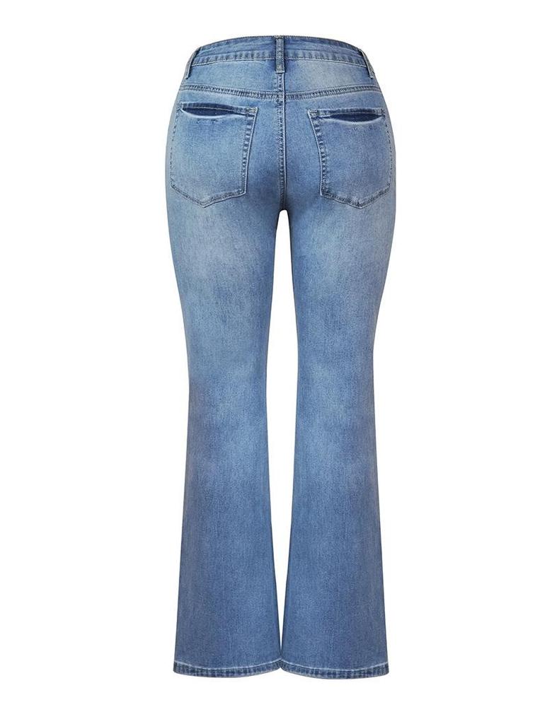Women's Stretch Slim Fit Flare Jeans