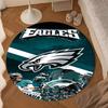 Philadelphia Eagles Yuvarlak Mat, Kaymaz Daire Halı Sandalye Halısı Salon, Yatak Odası, Paspas Ev Dekorasyonu Hediye Noel Hediyeleri İçin