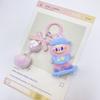 Flocking Skateboard Cute Doll Creative Gift Desktop Small Ornament Pair Touch Blind Bag Keychain