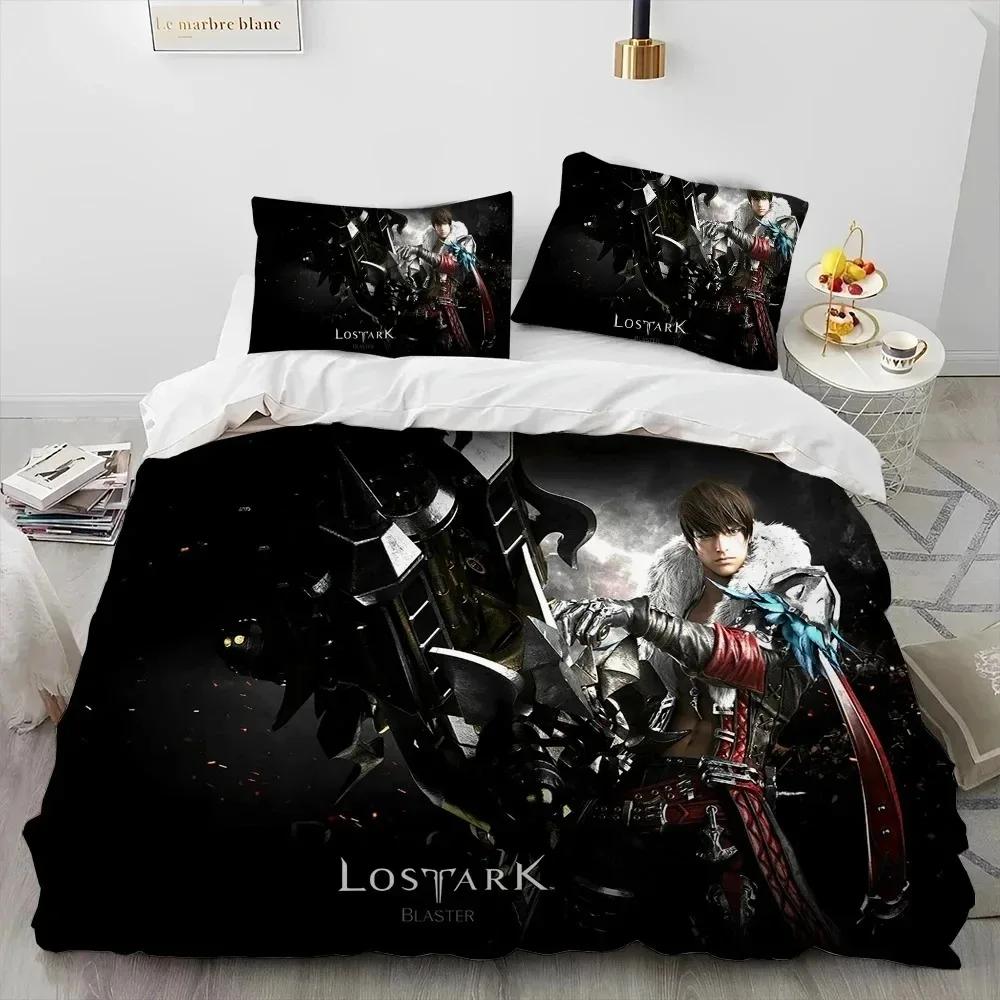 3D Lost ARK Game Gamer Cartoon Comforter Bedding Set,Duvet Cover Bed Set Quilt Cover Pillowcase,king Queen Size Bedding Set Boys
