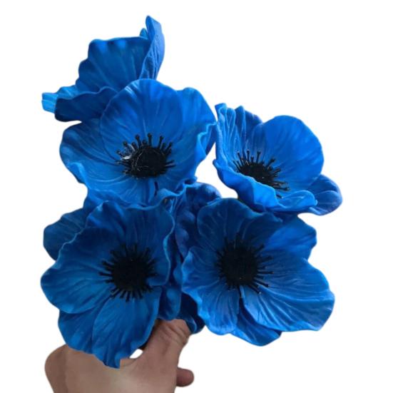 Искусственный Цветок Поддельный ПУ Цветочный Стебель Реальное Прикосновение Искусственный Шелковый Цветок Букет для Свадебной Вечеринки Декор Цветочные Композиции Домашние Настольные Центральные Элементы