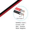Liwinting SAE Connector Cable Automotive Extension Wire SAE to SAE2 Pink Quick Connect/Disconnect Extension