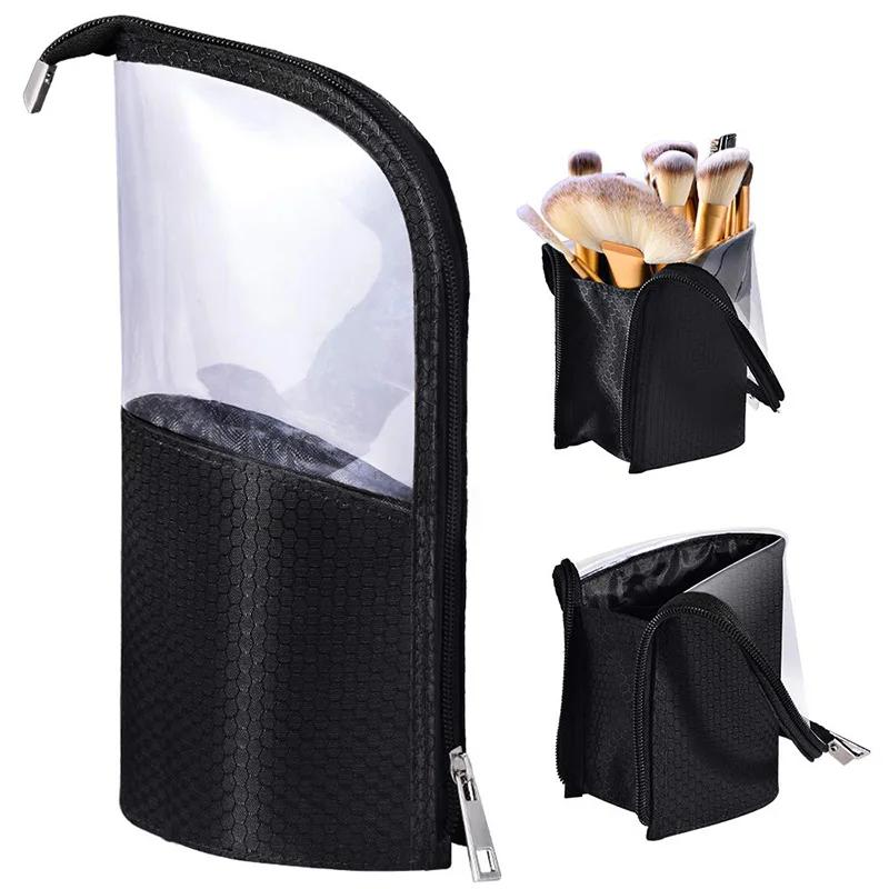 Makeup Brush Travel Case Cosmetic Toiletry Bag Organizer for Men Women Beauty Tools Kit Pouch Wash Storage Accessories