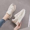 Leather Platform Forrest Gump Shoes Women's 2025 New Four-season Casual Versatile Non-slip Sports Shoes Classic Flat-bottomed German Training Shoes