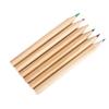 6-Color Mini Colored Pencil Set in Kraft Box for Kids' Drawing