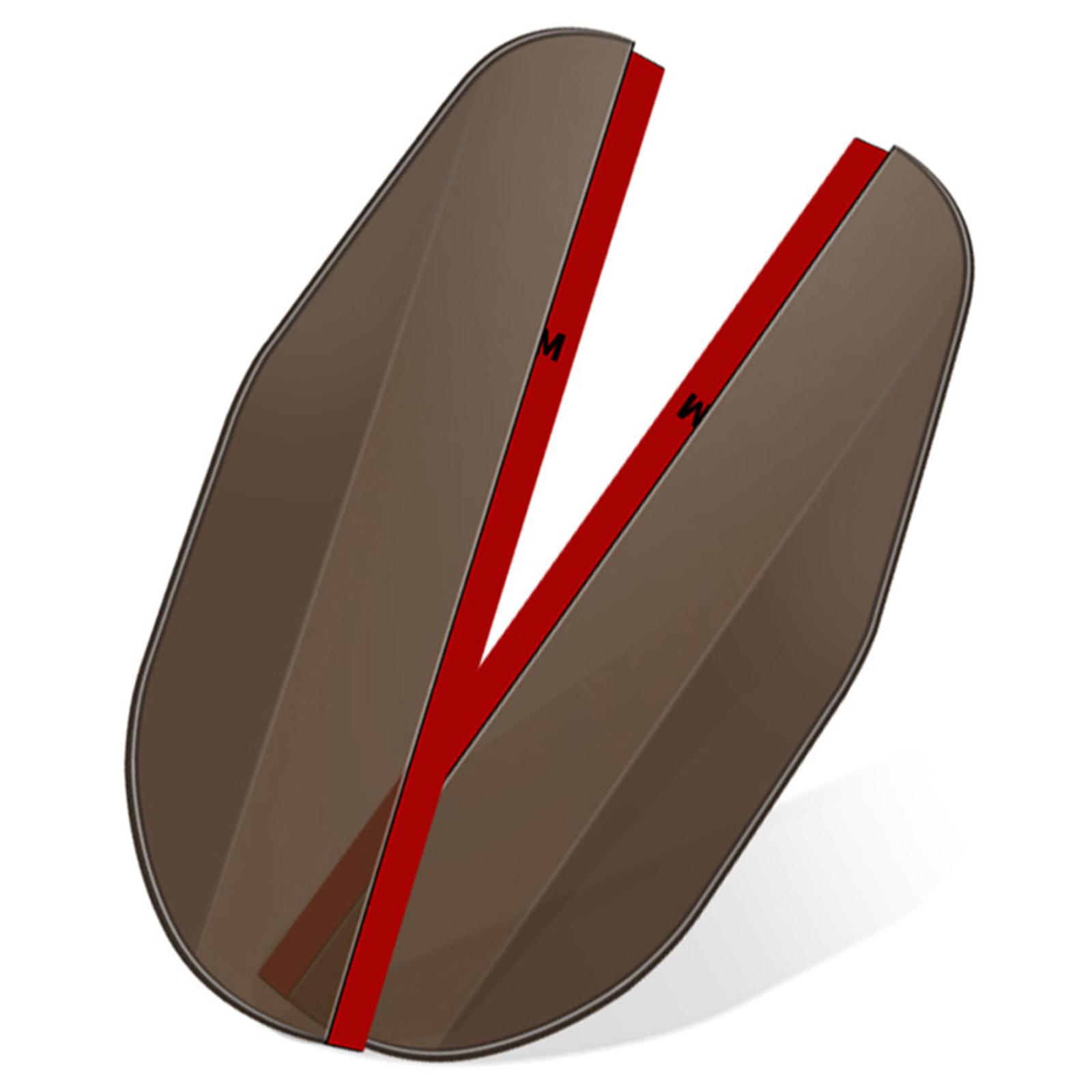 

2 шт. зеркало заднего вида, козырек от дождя и бровей, щиток от снега, универсальный защитный козырек, наклейка на лезвия из ПВХ чёрный