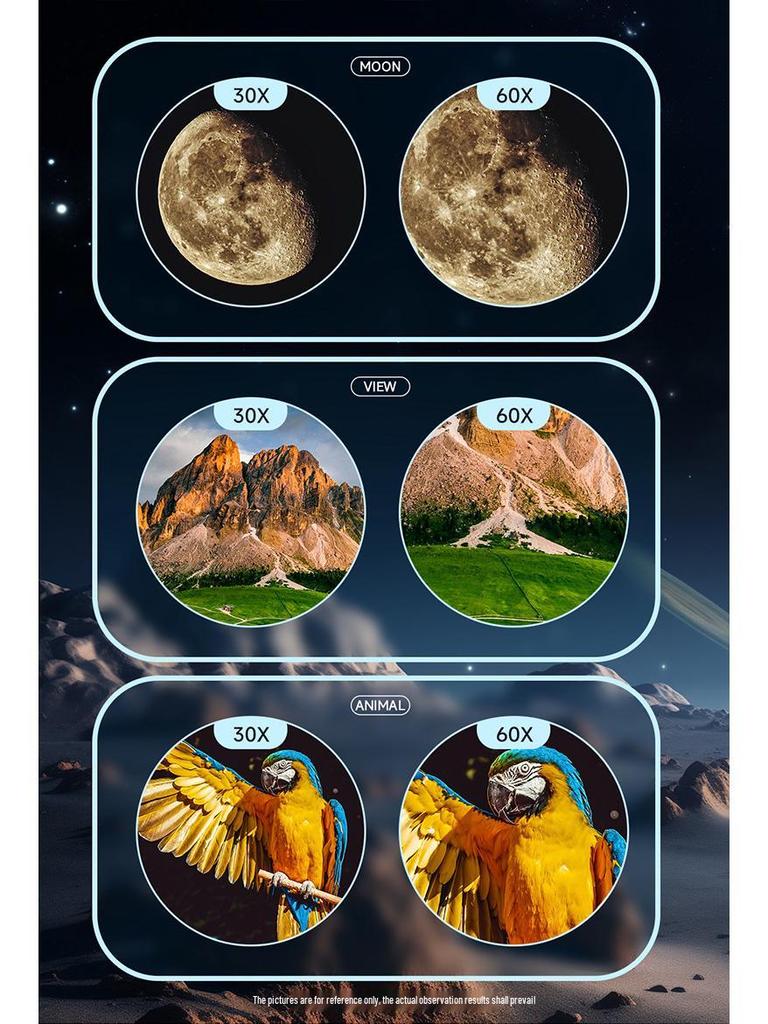 Xueyouma Kids' HD Astronomy Telescope - Professional Outdoor Stargazing and Scenery Viewing Toy, Ideal Student Birthday Gift