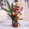 Urlaub Fake Tree Branch Berry Flower Christmas Showcase Ornament Desktop Decor