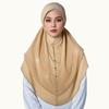 Breathable Instant Hijab Milk Silk Hijab Headwear New Muslim Headscarf  Commuting