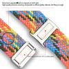 Geflochtenes magnetisches Nylonarmband für Apple Watch Band 44 mm 40 mm 45 mm 49 mm 41 mm 38 mm Armband mit magnetischer Schnalle iWatch Serie SE 7 3 5 6 8 Ultra
