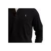 Polo Ralph Lauren Ss25 Half-Zip Logo Embroidered Printed Long Sleeve Sweatshirt Men sweatshirt Black 710890534031