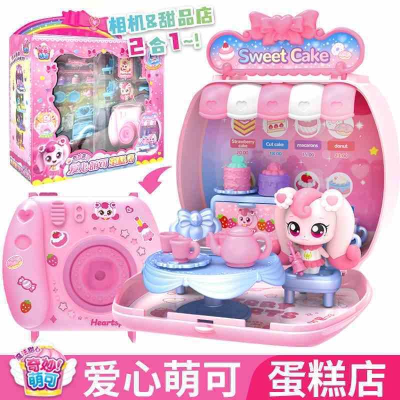 Anime Figure Teenieping Catch! Magic Sweetheart Season 6 Camera Series - Girl's Love Cake Shop Figurine Collection Toy Doll