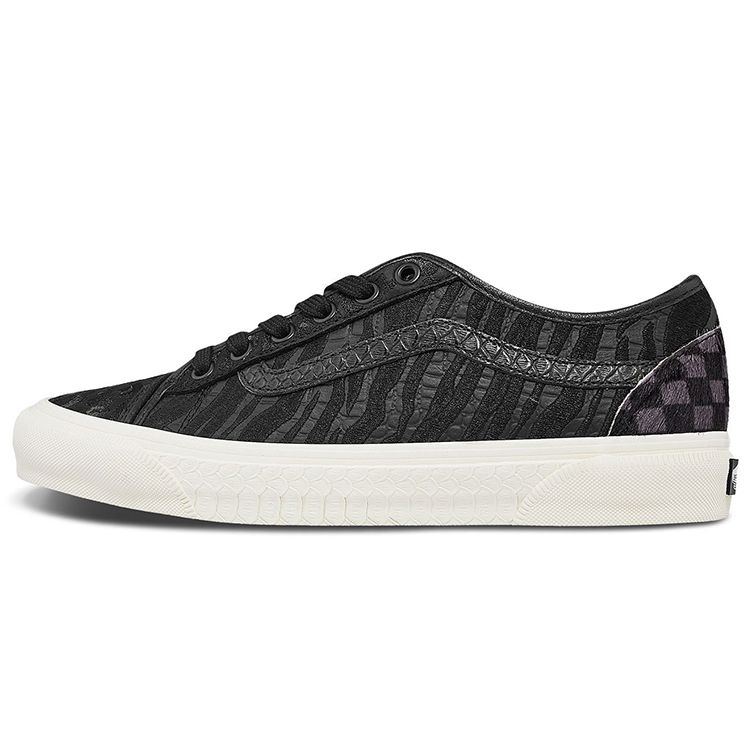 Vans Bess Ni Sp Mixed Media 2020 New Collection Synthetic Leather Low-Top Skate Shoes Unisex Sneakers Black VN0A4UWZ1BG
