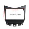 Car Radio Fascia Frame Installation Trim Fascia Panel for Honda Accord 2003-2007 7Inch