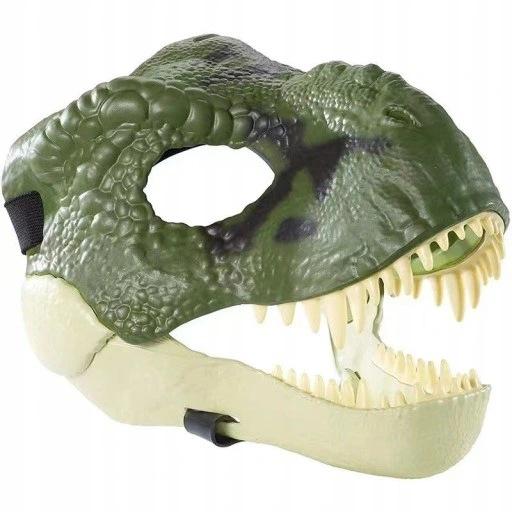 Halloween Smok Dinozaur Maska Otwarte Usta Lateksowe Horror Dinozaur Nakrycia Głowy Dino Maska Party Cosplay Costume Przestraszony Maska