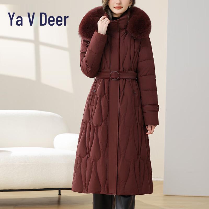 

Женский утолщенный пуховик Yalu с капюшоном и меховым воротником M